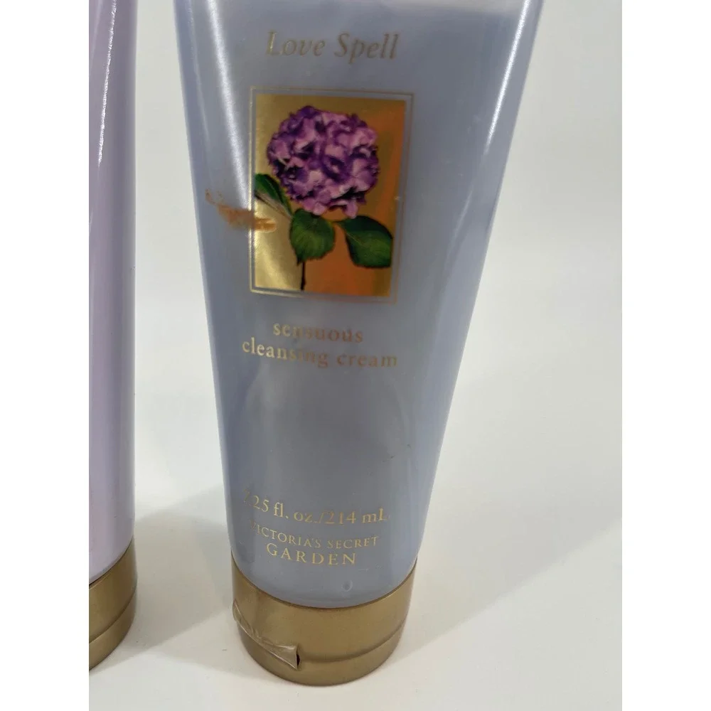 Victoria's Secret Love Spell Set Women 7.25oz Purple Vintage Garden Discontinued